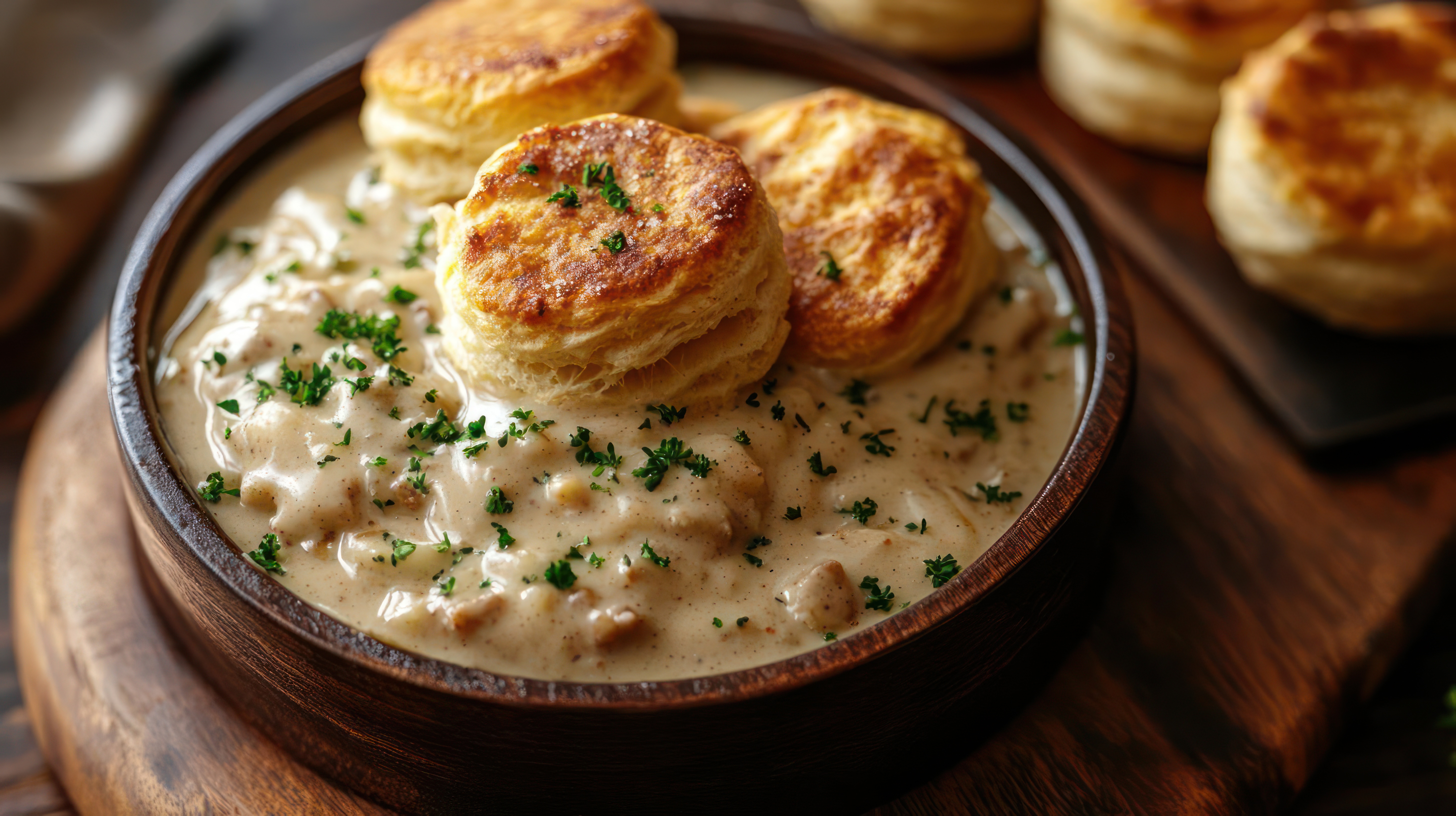 Biscuits and Gravy - credit to vecteezy.com